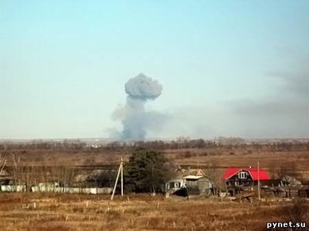 На Амуре загорелись военные склады