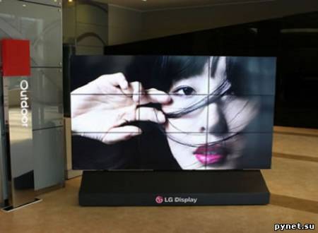 LG демонстрирует огромный составной OLED-дисплей с рамками толщиной 1,5 мм
