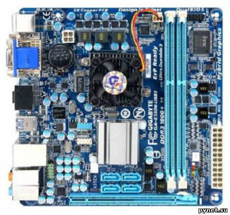 Плата-малютка GIGABYTE на платформе AMD Brazos