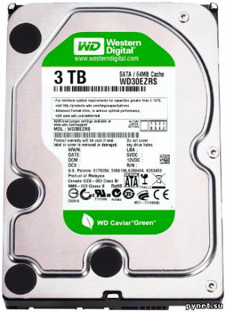 WD Caviar Green объёмом 3ТБ поступили на российский рынок