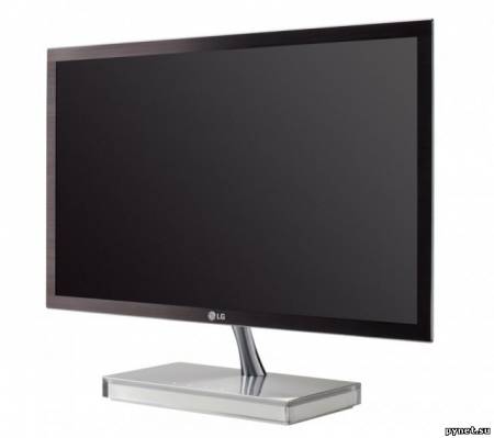 LG E90 - ультратонкий LED монитор в хромированном корпусе