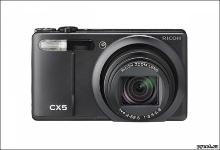 Цифровой фотоаппарат Ricoh CX5: 10 Мп матрица и быстрый автофокус