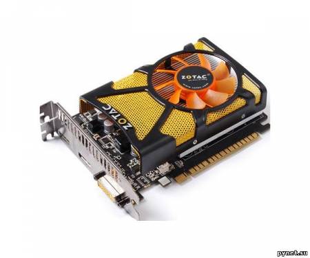 Видеокарта ZOTAC GeForce GT 440 будет оснащаться двухслотовым кулером