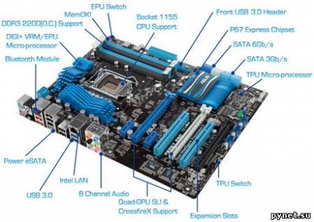 ASUS P8P67 WS Revolution под Sandy Bridge. Изображение 3