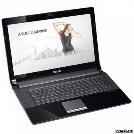 Ноутбук ASUS N73Jn - элегантность в сиреневых тонах