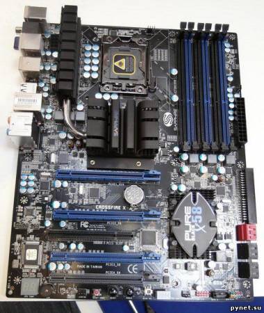 Материнская плата Sapphire Pure Black X58: плата на базе Intel X58