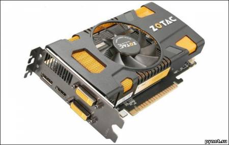 Видеокарта Zotac GeForce GTX 550 Ti AMP! Edition: разогнанный ускоритель на чипе GF116