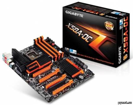 Gigabyte представила материнскую плату X58A-OC для оверклокеров