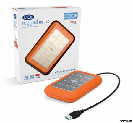 LaCie Ext.HDD USB 3.0 - скоростной и защищенный жесткий диск. Изображение 1