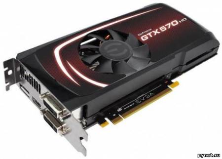 EVGA выпустила видеокарту GeForce GTX 570 с удвоенным объемом памяти
