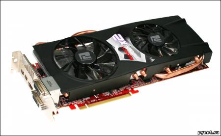 Двухпроцессорная видеокарта PowerColor HD6870X2 для игровых ПК. Изображение 1