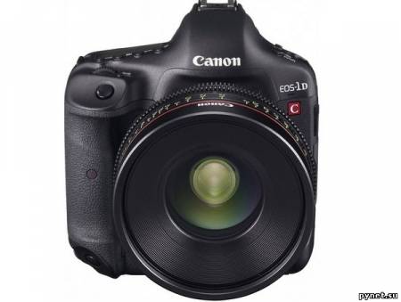 Canon EOS-1D C — фотокамера, которой можно снимать фильмы