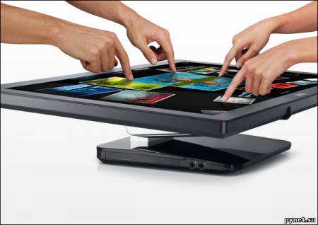 Монитор Dell S2340T: сенсорная 23-дюймовая мультитач-панель для ПК п/у Windows 8. Изображение 2