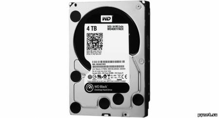 Western Digital анонсировала жесткий диск WD Black емкостью 4 ТБ