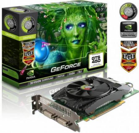 Point of View анонсирует две версии GeForce GTS 450 с разгоном до 891 МГц по ядру